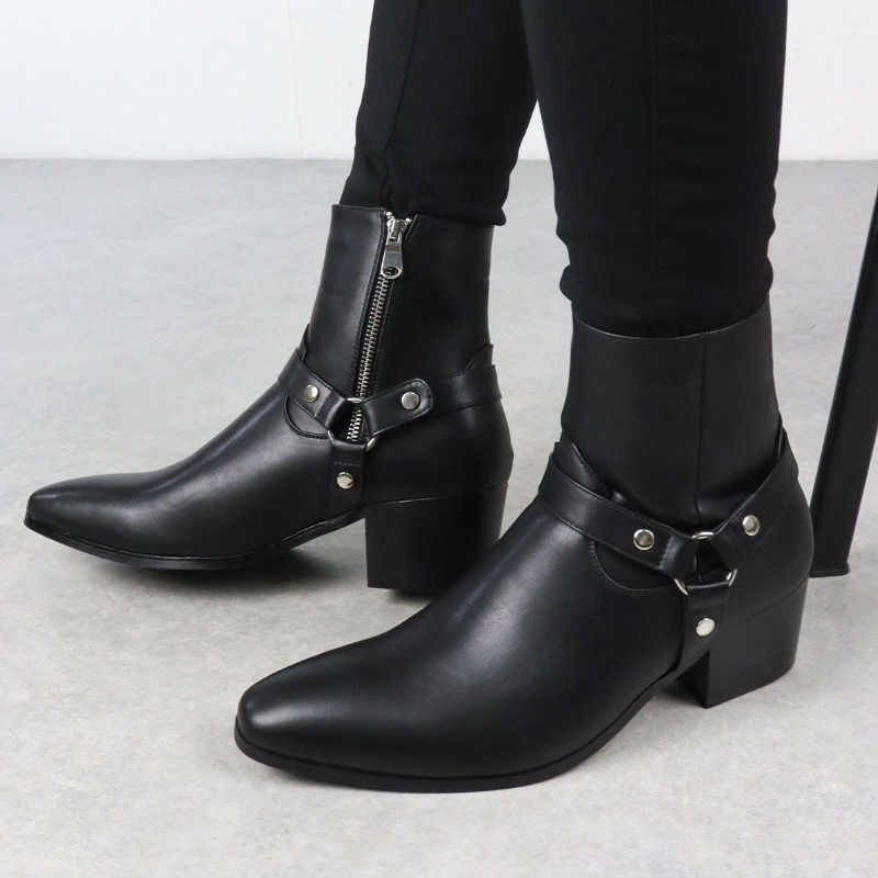 Men Formal Wear With Boots - Bottines Chelsea classiques de styliste pour