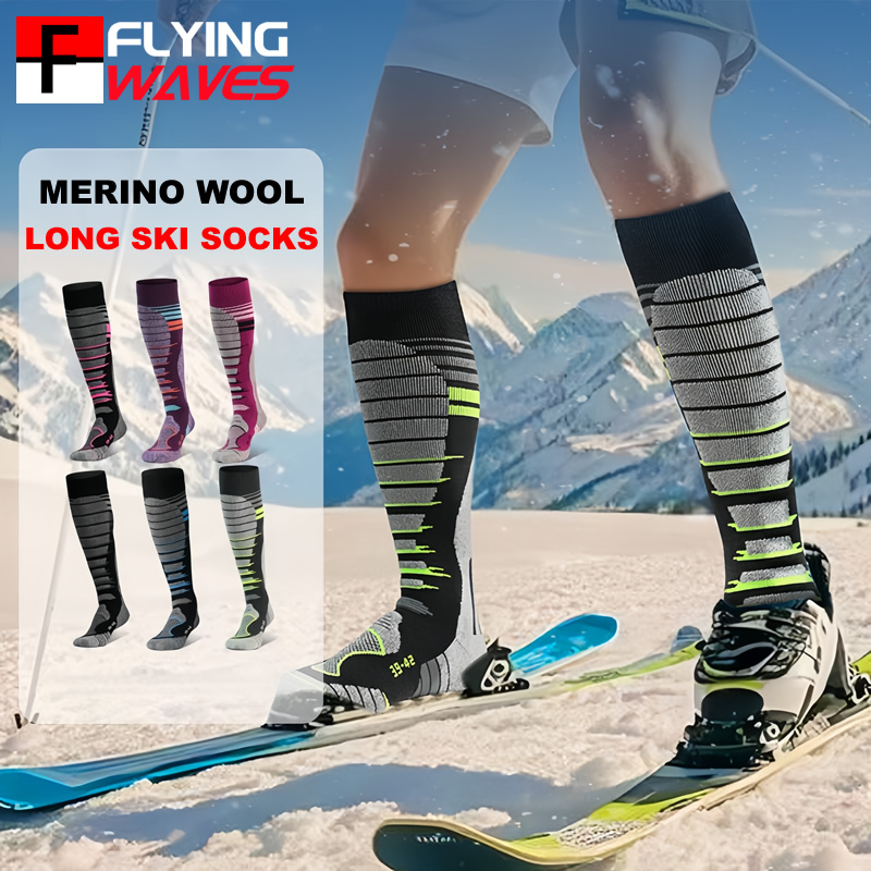 Sock Garter Men - Chaussettes de Ski en laine mérinos