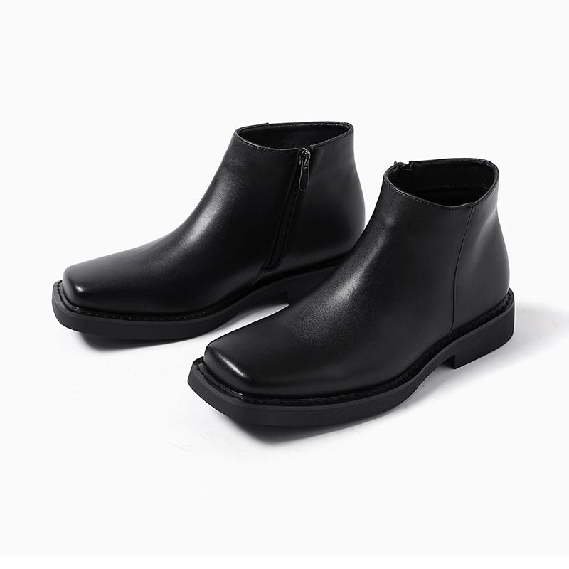 Men Formal Wear With Boots - Mode de luxe noir hommes chaussures
