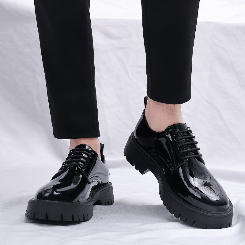 Men Formal Wear All Black - Chaussures Oxford pour hommes en cuir