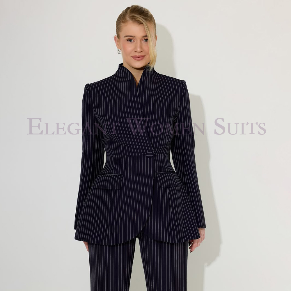 Costume homme noir à rayures f - Men Formal Wear All Black avis et prix