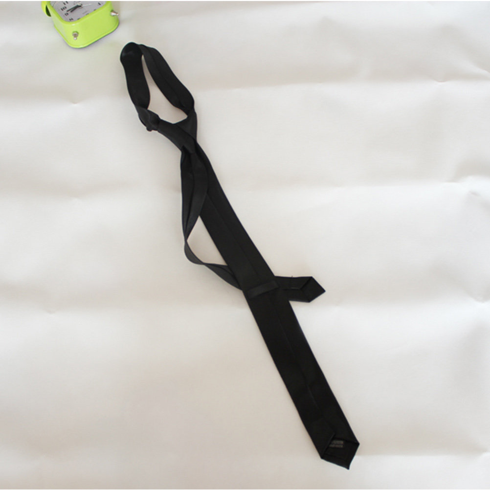 2 cravates noires simples en t - Men Formal Wear All Black avis et prix