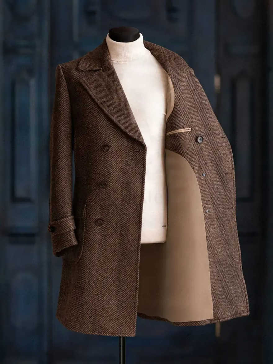 Manteau moderne à chevrons pou - Men Formal Wear Modern avis et prix