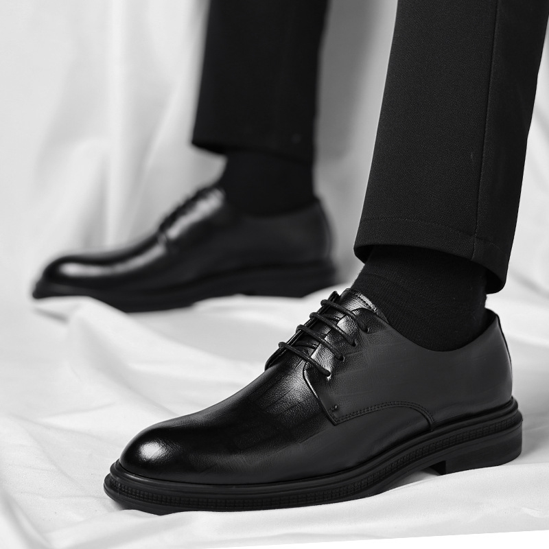 Chaussures habillées Derby pou - Men Formal Wear All Black avis et prix