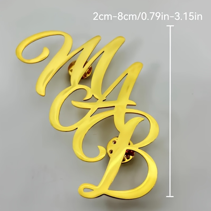 Monogramme personnalisé nom In - Tuxedo Lapel Pin avis et prix