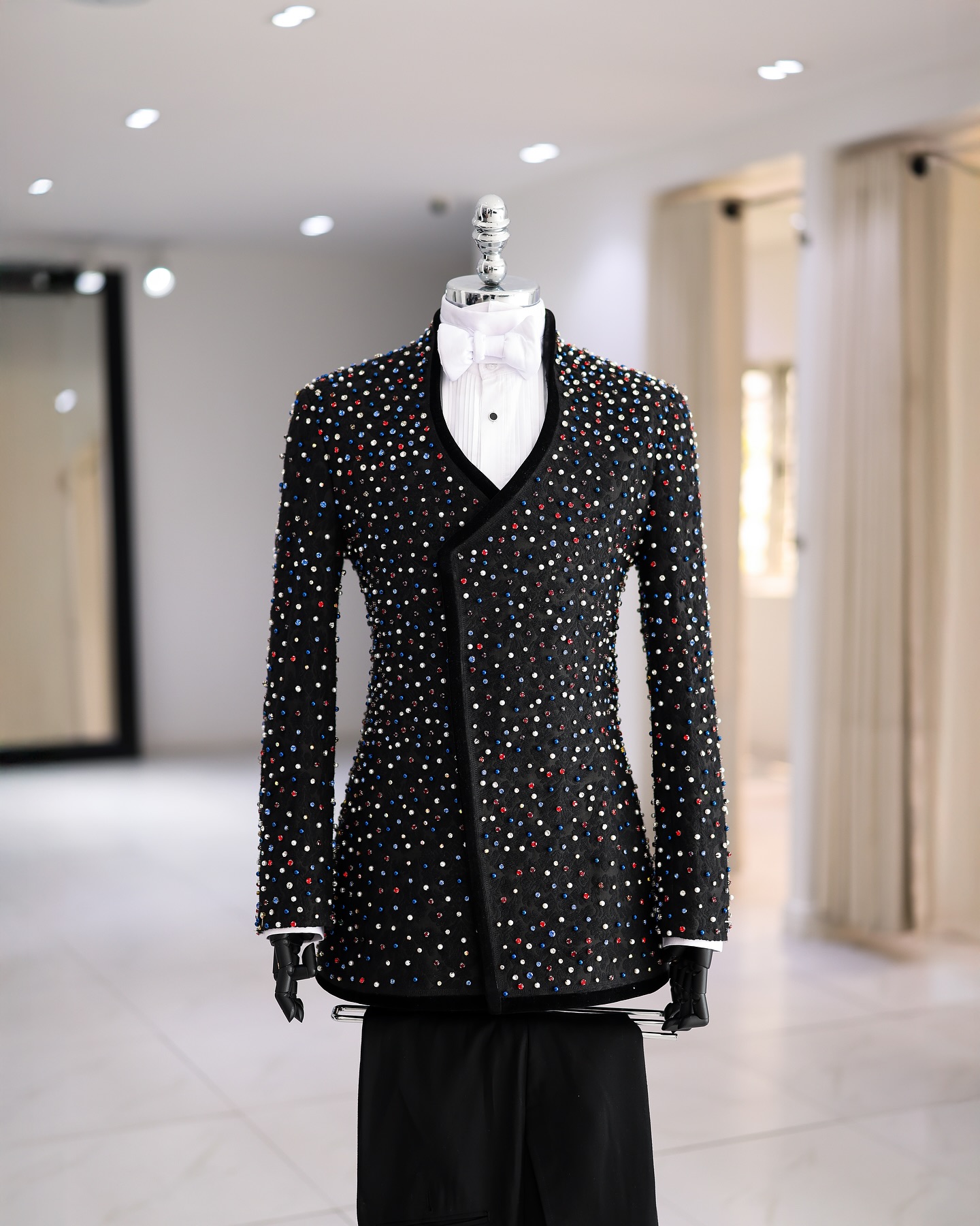 Cristaux colorés hommes costum - Men Formal Wear Modern avis et prix