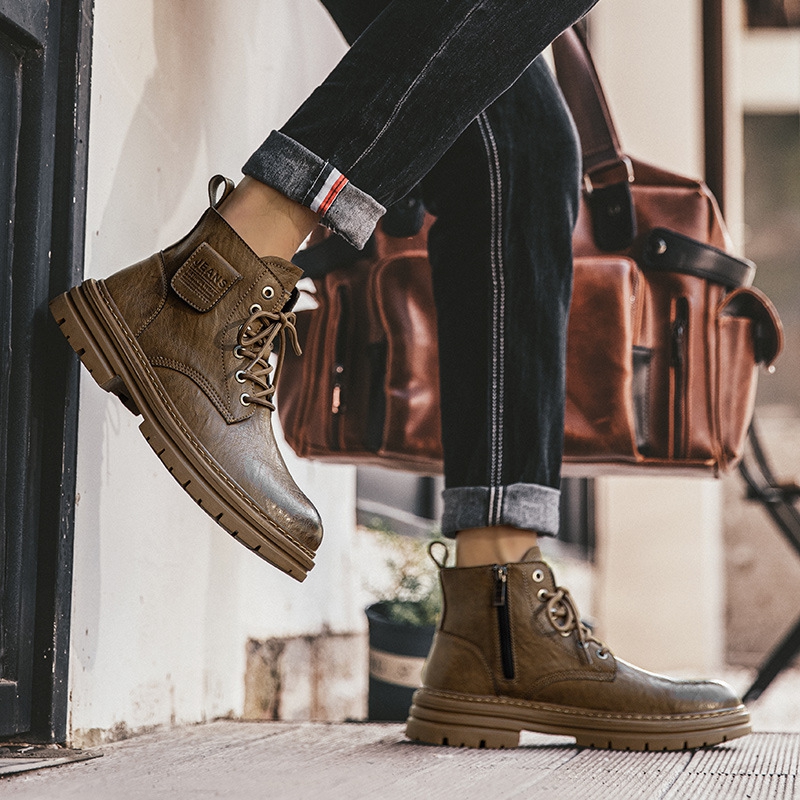 Bottes d’automne et d’hiver po - Men Formal Wear With Boots avis et prix